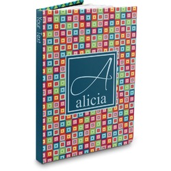 Retro Squares Hardbound Journal - 5.75" x 8" (Personalized)