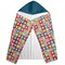 Retro Squares Hooded Towel - Folded