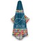 Retro Squares Hooded Towel - Hanging