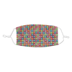 Retro Squares Kid's Cloth Face Mask