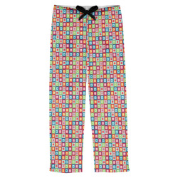 Retro Squares Mens Pajama Pants - XL