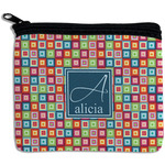 Retro Squares Rectangular Coin Purse (Personalized)