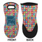 Retro Squares Neoprene Oven Mitt (Front & Back)