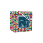 Retro Squares Party Favor Gift Bags (Personalized)