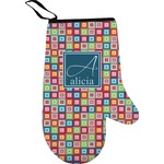 Retro Squares Oven Mitt (Personalized)