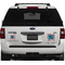 Retro Squares Personalized Square Car Magnets on Ford Explorer