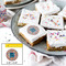 Retro Squares Printed Icing Circle - Large - In Context