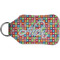 Retro Squares Sanitizer Holder Keychain - Small (Back)