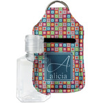 Retro Squares Hand Sanitizer & Keychain Holder (Personalized)