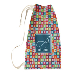 Retro Squares Laundry Bags - Small (Personalized)