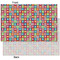 Retro Squares Tissue Paper - Heavyweight - XL - Front & Back