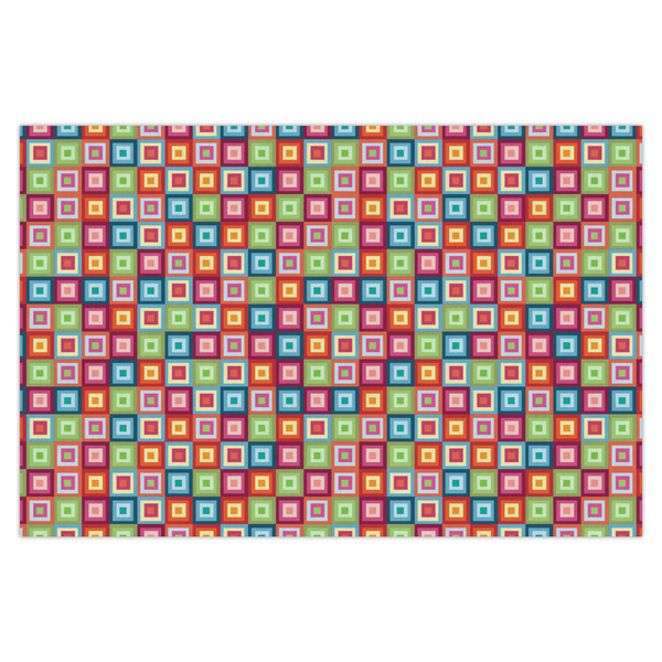 Custom Retro Squares X-Large Tissue Papers Sheets - Heavyweight