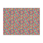 Retro Squares Large Tissue Papers Sheets - Lightweight