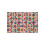 Retro Squares Small Tissue Papers Sheets - Lightweight