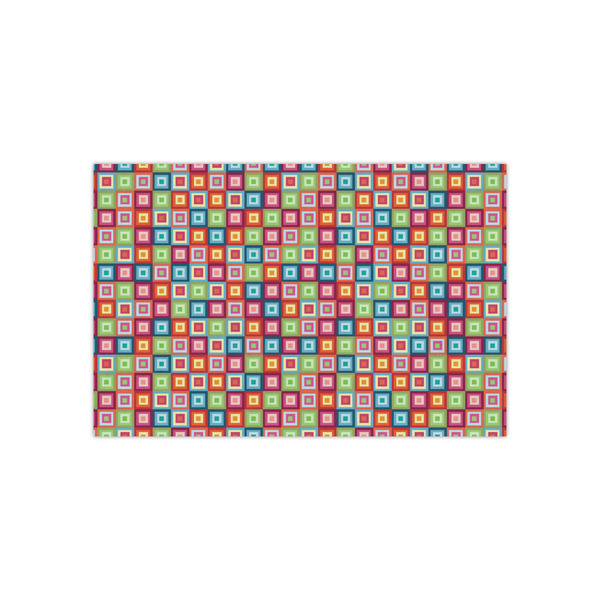 Custom Retro Squares Small Tissue Papers Sheets - Lightweight