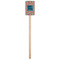Retro Squares Wooden 6.25" Stir Stick - Rectangular - Single Stick