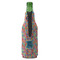 Retro Squares Zipper Bottle Cooler - BACK (bottle)