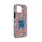 Retro Squares iPhone 13 Mini Tough Case - Angle