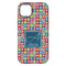 Retro Squares iPhone 14 Plus Tough Case - Back