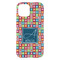 Retro Squares iPhone 15 Plus Case - Back