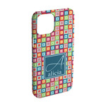 Retro Squares iPhone Case - Plastic - iPhone 15 Pro (Personalized)