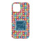 Retro Squares iPhone 15 Pro Case - Back