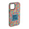 Retro Squares iPhone 15 Pro Tough Case - Angle