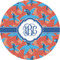 Blue Parrot 1" Multipurpose Round Labels - Single Sticker