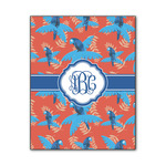 Blue Parrot Wood Print - 11x14 (Personalized)