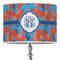 Blue Parrot 16" Drum Lampshade - ON STAND (Poly Film)