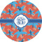 Blue Parrot 2" Multipurpose Round Labels - Single Sticker