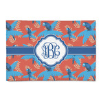 Blue Parrot 2' x 3' Indoor Area Rug (Personalized)