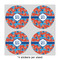 Blue Parrot 4" Multipurpose Round Labels - Sheet