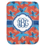 Blue Parrot Baby Swaddling Blanket (Personalized)