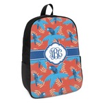 Blue Parrot Kids Backpack (Personalized)