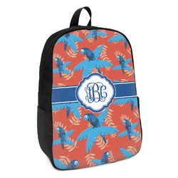 Blue Parrot Kids Backpack (Personalized)