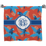 Blue Parrot Bath Towel (Personalized)