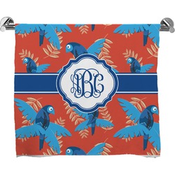 Blue Parrot Bath Towel (Personalized)