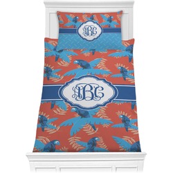Blue Parrot Comforter Set - Twin (Personalized)