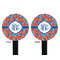 Blue Parrot Black Plastic 7" Stir Stick - Double Sided - Round - Front & Back