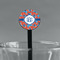 Blue Parrot Black Plastic 7" Stir Stick - Round - Main