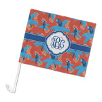 Blue Parrot Car Flag - Large (Personalized)