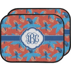 Blue Parrot Car Floor Mats (Back Seat) (Personalized)