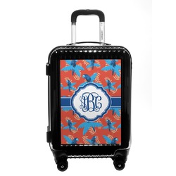 Blue Parrot Carry On Hard Shell Suitcase (Personalized)