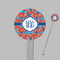 Blue Parrot Clear Plastic 7" Stir Stick - Round - Closeup