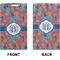 Blue Parrot Clipboard (Legal) (Front + Back)