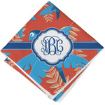 Blue Parrot Cloth Napkin w/ Monogram