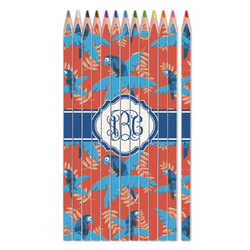 Blue Parrot Colored Pencils (Personalized)