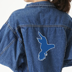 Blue Parrot Large Custom Shape Patch - 2XL