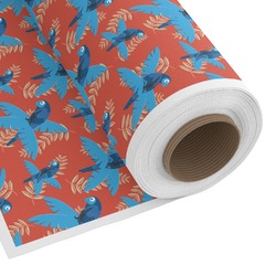 Blue Parrot Fabric by the Yard - Cotton Twill